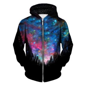 Sublimation Zipper Hoodies CC-3205